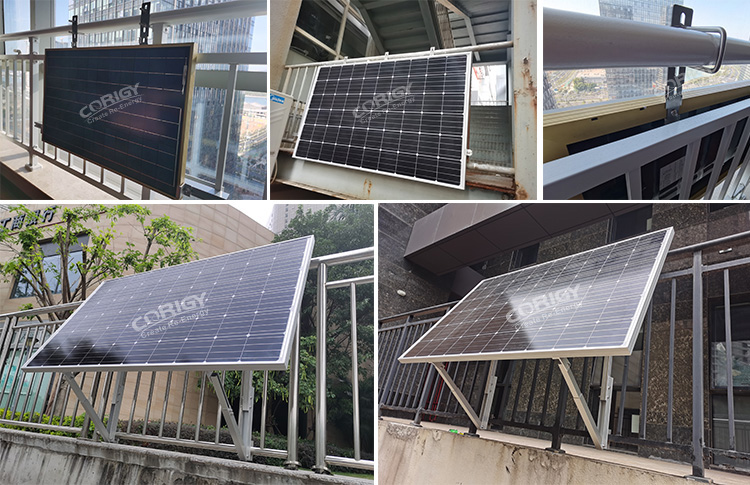 residential apartment balcony solar mounting hook
