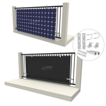 Silver anodizing pv mounting system