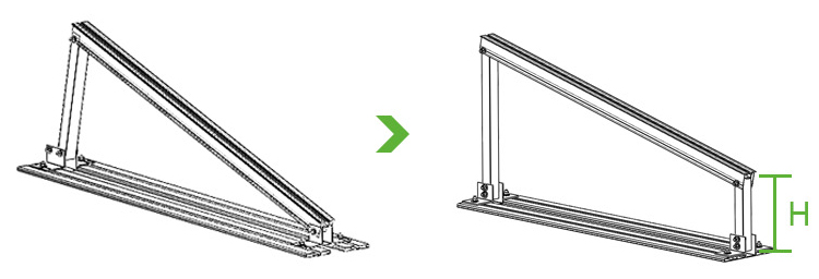 triangle solar mounting bracket