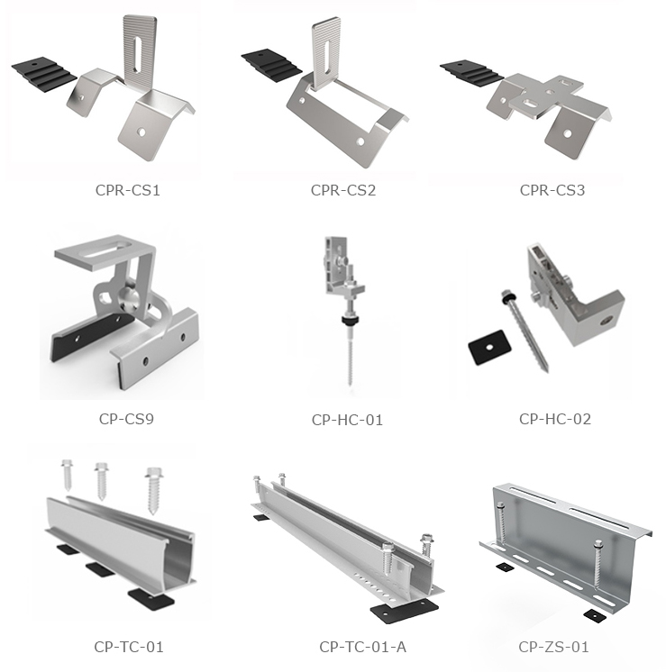 trapezoidal metal roof rack mounting system
