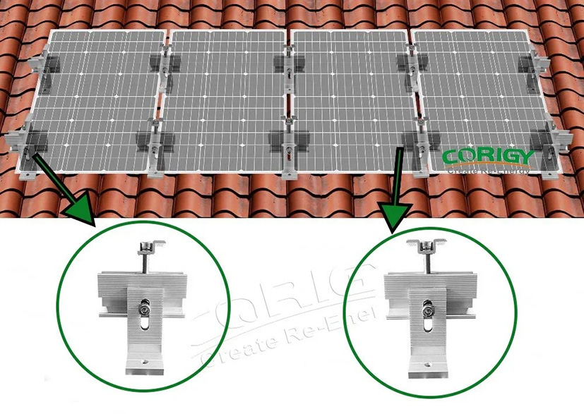 CORIGY SOLAR's L-foot kit