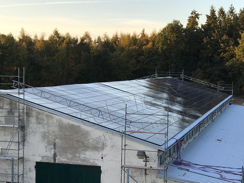 flat roof solar racking