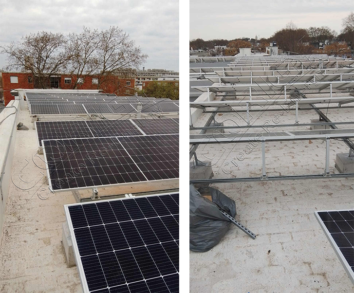 solar mounting system solutions for flat roof