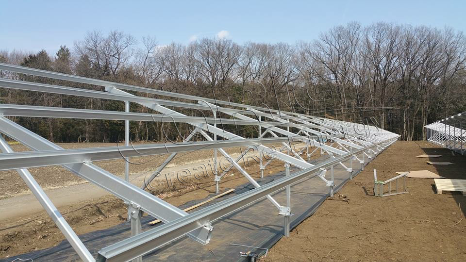 solar ground mounting structure