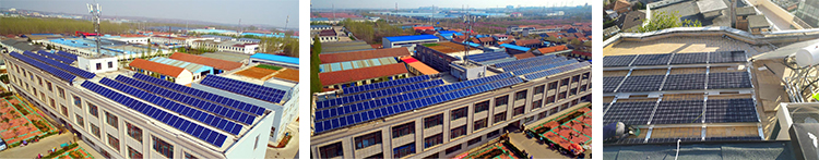 anodized aluminum ballasted solar mounting structure
