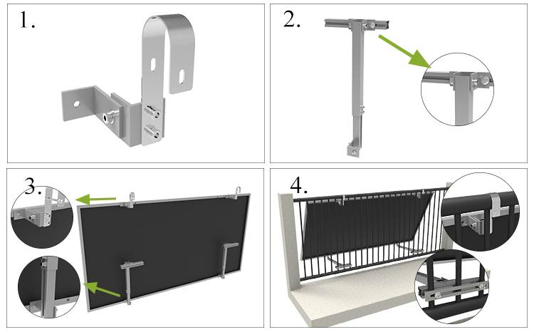 flexible solar power solar mounting rack manufacturer