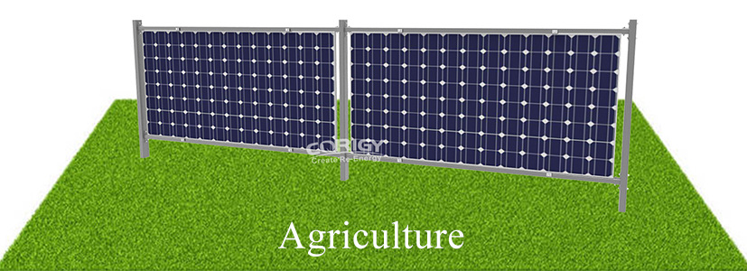 agriculture customized floor solar fence