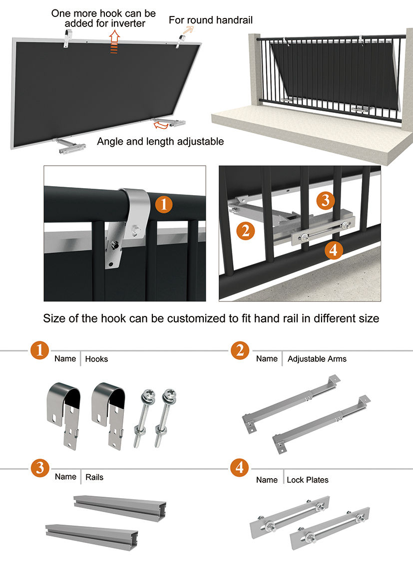 balcony solar hook suppliers