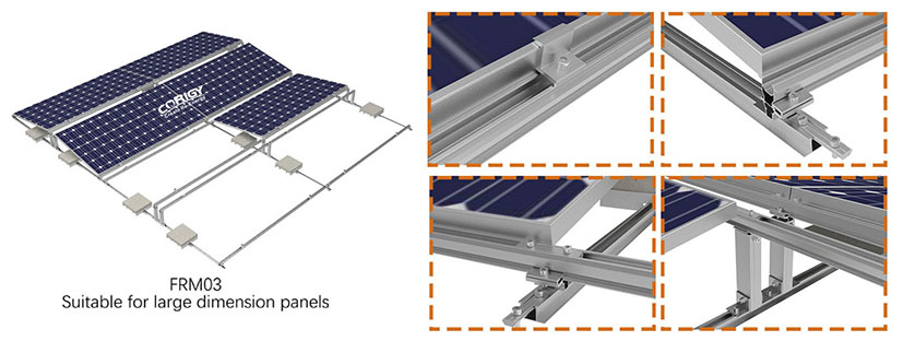 cement roof diy ballast solar rack