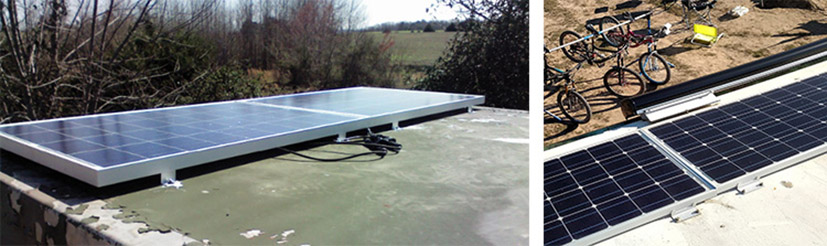 z bracket solar mounting structure