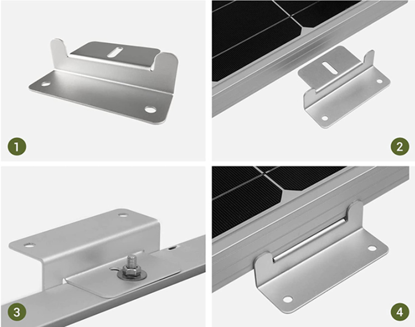 z bracket solar racking installation