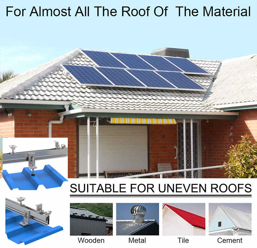ebay trapezoidal roof solar bracket