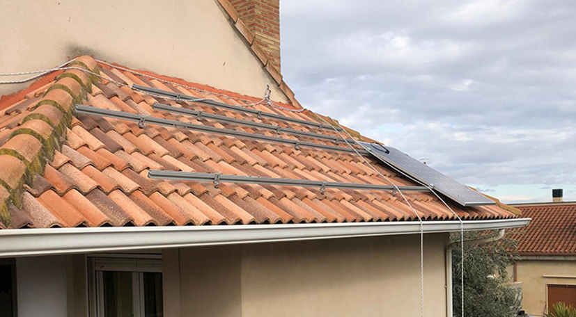 waterproof pitched roof solar racking