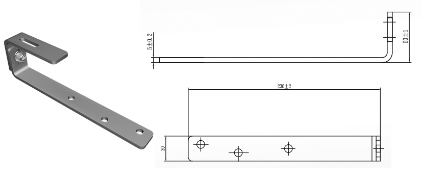 tile roof solar fixing system