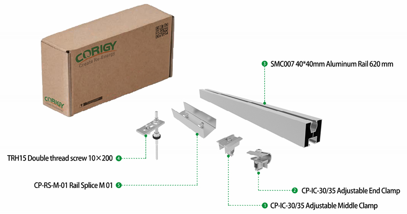 standard anti corrosion solar hangle bolt kit