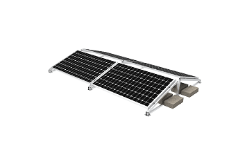North South Face Solar Ballast Mount