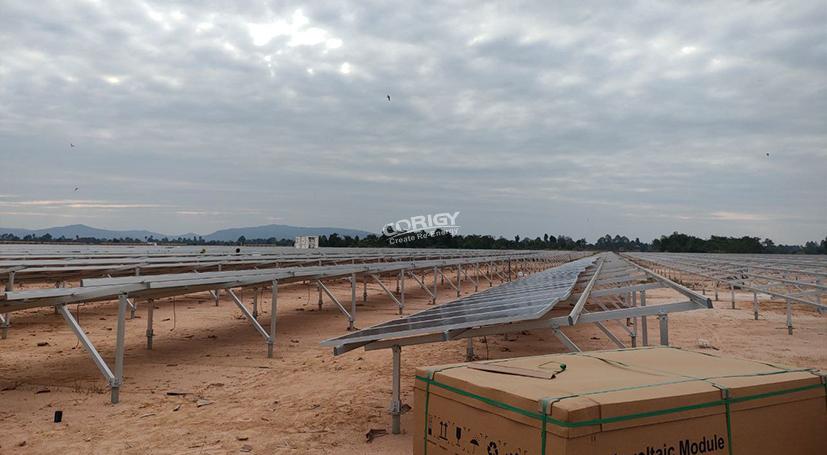 ground mounting solar structure