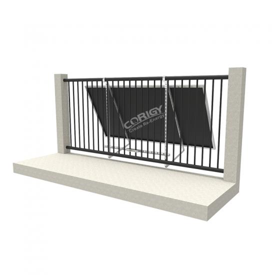 Anodizing balcony bracket holder for solar