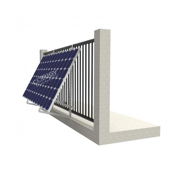 Anodizing balcony bracket holder for solar