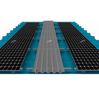 Solar Walkway for Metal Rooftop