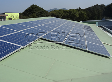 45KW Tin roof mounting project by CORIGY SOLAR