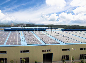 3MW Metal Roof solar mounting Project 