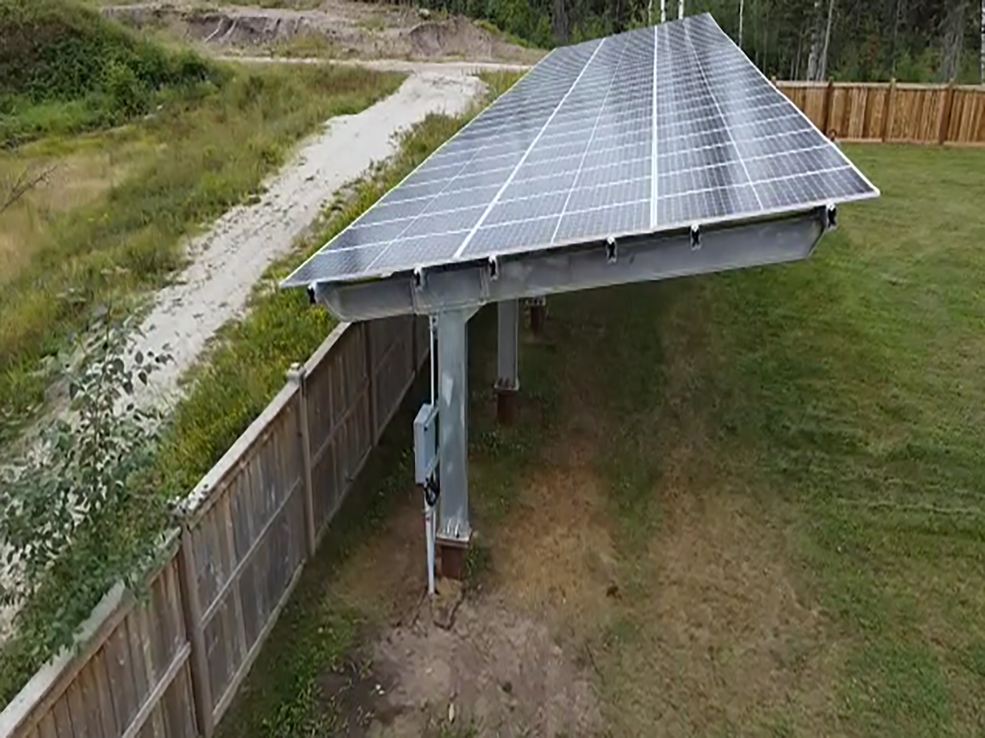 50KW Solar Carport Mounting Structure