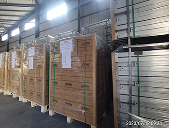CORIGY SOLAR completed the delivery of 17MW solar racking on July 12, 2020