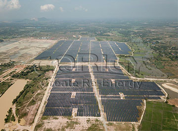 CORIGY SOLAR provided solar racking for 80MW PV system