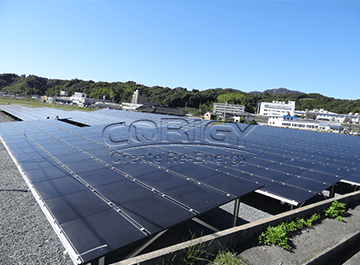 363KW solar ground mounting project support by CORIGY SOLAR
