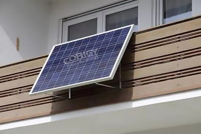 Can I put solar panels on a balcony?