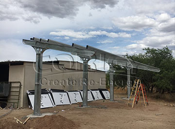 12.3 KW Solar Carport