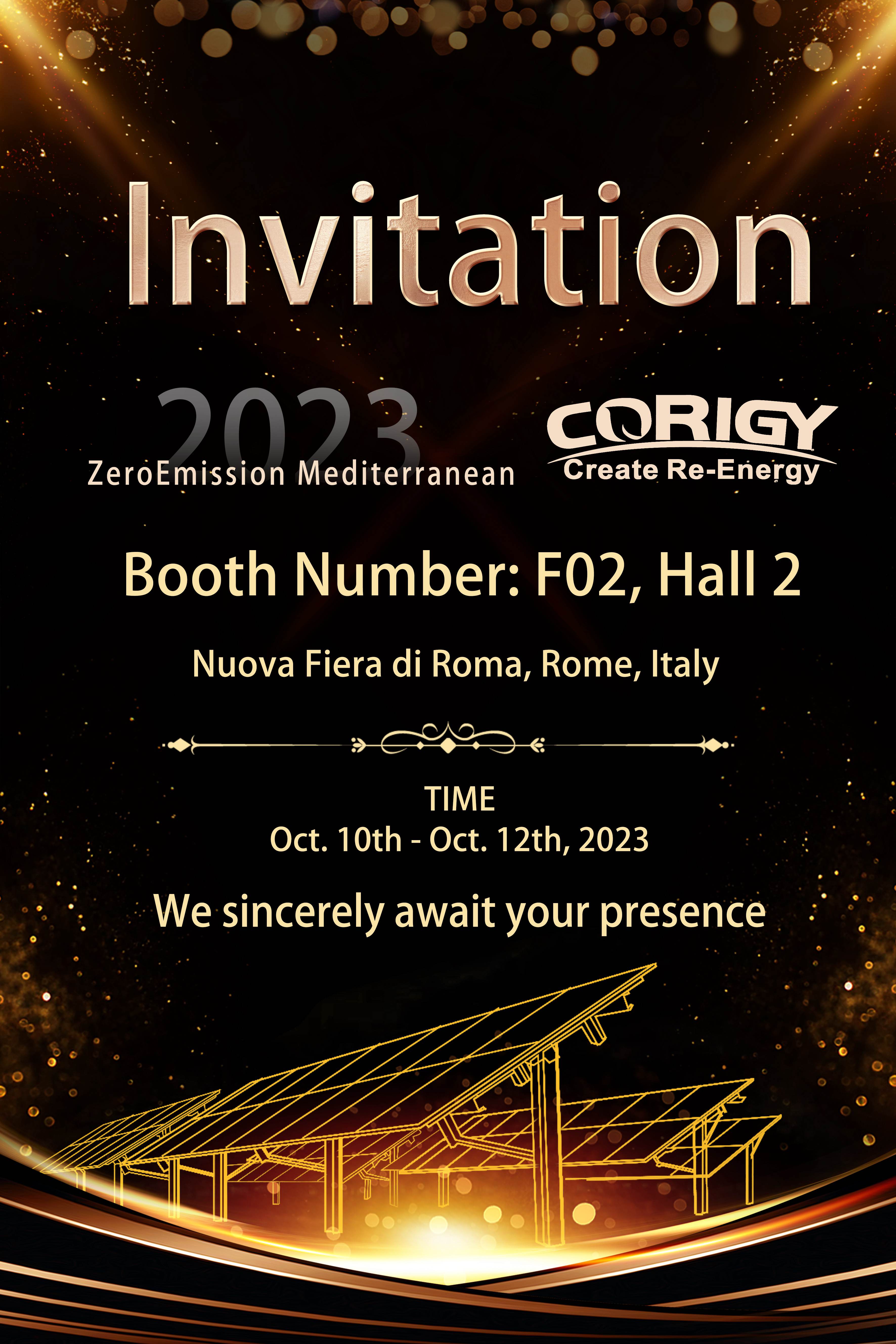 We sincerely invite you to visit our booth on ZeroEmission Mediterranean 2023 