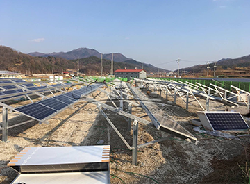178KW single pipe solar ground mounting system