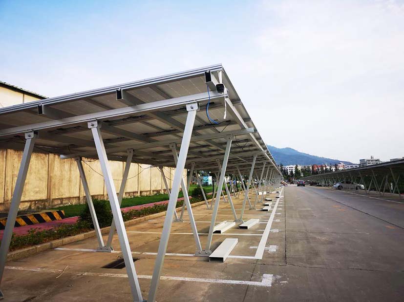  CORIGY SOALR complete 1.3MW solar carport in china